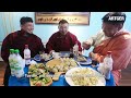 Mongolian Wrestlers DEVOUR 100 Buuz (Dumplings) - Mukbang Style | Eat Like Mongols