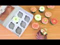 Butter Cream  Flower Cupcakes | cupcake designs