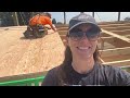 Half way through building our dream pole barn