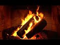 Fireplace at Night 4K 🔥 Cozy Fireplace (3 HOURS). Fireplace video with Burning Logs & Fire Sounds