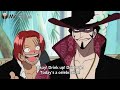 Mihawk shows Luffy's bounty to Shanks😨🔥! (English Sub)