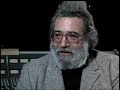 Jerry Garcia 1988 Rare Lost Interview  Tapes FULL INTERVIEW