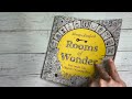 Rooms of Wonder Colouring Book flip through