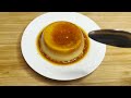 3 Ingredients! No Oven Quick and Easy Flan or Caramel Pudding Recipe