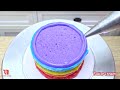 Satisfying Rainbow Candy Cake🌈1000+ Miniature Rainbow Cake Recipe🌞Best Of Rainbow Cake Ideas