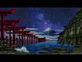 Gates of Peace⛩️🗻🌊|🎧Lofi Mix 🎵| Tunes Beneath The Red Gates #pixelart #aesthetic #lofi #japan #torii