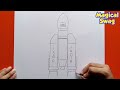 Chandrayaan 3 Drawing || How to Draw Chandrayaan 3 Very Easy Step by Step
