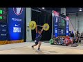 Andrew at Youth Weightlifting Nationals Championships