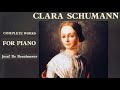 Clara Schumann - Complete Piano Works + Presentation (Century's recording : Jozef De Beenhouwer)