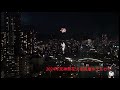 【速報版】天神祭奉納花火2024（Tenjin Festival's Fireworks Display：ホテル高層階から）