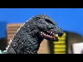 Legendary Godzilla  vs Knife Head and Trespasser an epic battle stop motion