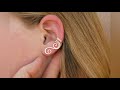 TUTORIAL Made EASY!  - Make Cascade Swirl Ear Cuffs - DIY