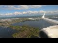 KLM (Eastern Airways) Embraer 190 landing in Amsterdam (4k)