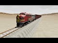 Impossible Loop Rail Tracks Vs Trains Crossing - BeamNG.Drive