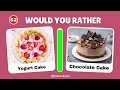 Would You Rather? JUNK FOOD vs HEALTHY FOOD 🍕🥗 Mind Quick