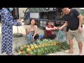 Harvest Pineapple Garden Goes to the market sell - Farm Life | Tieu Toan New Life