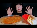 불닭볶음면 맥도날드 햄버거 먹방 ASMR MUKBANG | Spicy Noodle Buldak Burger Eating Sound
