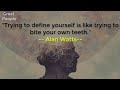 Improving Yourself RARE LECTURE - Alan Watts