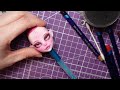 Strawberry MOOOOshake Doll Repaint |  G3 Draculaura Monster High | Icecream Coll @finkyou