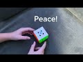 Solving A Rubik’s Cube In Under 1 Minute!