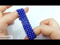 Chenille Örgü Tekniği Bileklik Yapımı. (Şönil Dikişi) || Flat Chenille Stitch Bracelet Making.