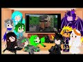 The Titans + 3 Titanesses Reacts - Villager News: War by Element Animation