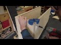 Patterned Plywood Roll Top Cabinet | How to make Tambour