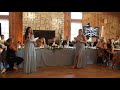 SISTER DUO: Co Maid of Honor Speech- Hilarious & Heartwarming (partial video)