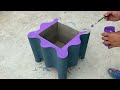 How To Recycle Old Roofing Sheets Into Beautiful Cement Flower Pot Molds - Decorate Your Own Garden