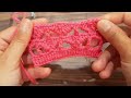 Unique STİTCH! You wont' believe it! Only 4Rows and how beautiful! Crochet tutorial