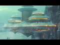 Etherial Haven Island | Ambient Music | Floating Island | Futuristic  #ambientmusic