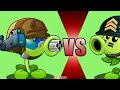 Mega Gatling Pea vs China Gatling Pea - Who Will Win? - Pvz 2 China Vs International Version