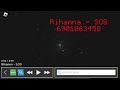 Roblox Audio ID for Rihanna - SOS