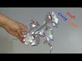 DIY Christmas Vase Decoration ideas from waste empty toothpaste | DIY Christmas craft idea🎄360