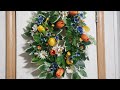 Spring fling wreath. For my daughter 🧡🌿