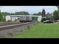 Rare! NS-CSX railroad Interlock / Interchange in use, Berea, Ohio.