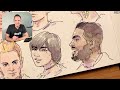 How to sketch a FACE in 7 steps!