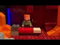 Lego Minecraft stop motion sleeping in the nether #funny #viral #legominecraft #StopMotion