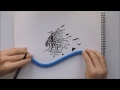 Speed Drawing - Abstract doodle #8 : Tattoo