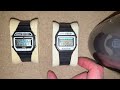 Timex Vs Casio Melody Alarm Digital Watch from the 80's
