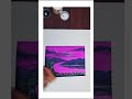 #Shorts #Trending #Beautiful scenery #Easy technique for acrylic #painting #Artist #satisfying