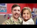 Military Dad Surprise Return - Welcome Home
