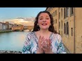 O Mio Babbino Caro sung AT THE PONTE VECCHIO, Florence | Sung by Eleanor Edwards