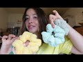 Sewing 200 Towel Scrunchies in 16 Hours | Small Business Owner | Making Scrunchies in Bulk