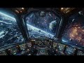 Spaceship Ambience with Deep Bass | Space Station Sleeping Quarters | Brown Noise
