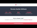 Reverse Auction Software for conducting Reverse auctions.