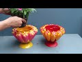 DIY creative plant pots | Reuse plastic bottles as wonderfully beautiful flower pots