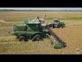 2023 Rice Harvest near Liberty Texas | John Deere Combines