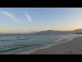 Tranquil Morning Mood 🌅 Relaxing Landscape with Strong Waves 🌊 ASMR Lonely Beach Meditation