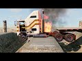 BeamNG Drive - Cars vs Inverted Speed Bumps #2 (High Speed)